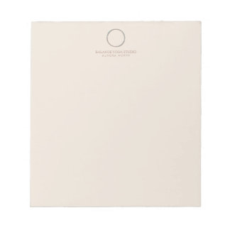 Circle of Life Symbol Yoga Instructor Notepad