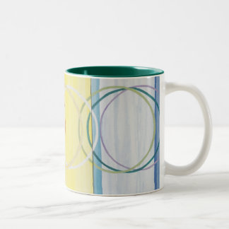 Circle of Life with Tea Two-Tone Coffee Mug