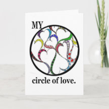 CIRCLE OF LOVE CARD