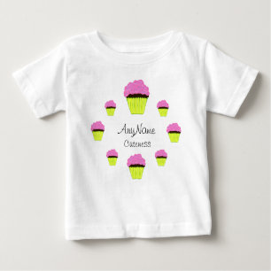 Circle of Love Cuteness Cupcakes Baby T-Shirt
