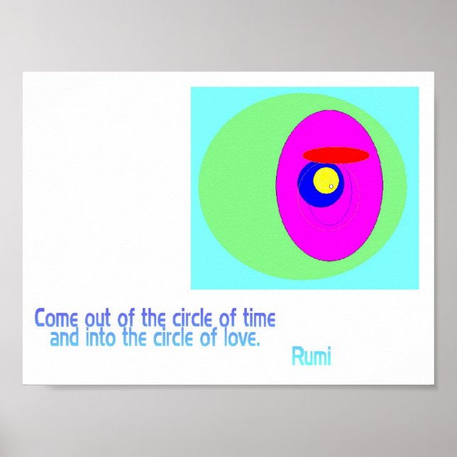 Circle of Love Rumi Poster (Front)