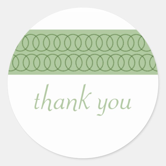 Circle of Love Thank You Stickers (Front)