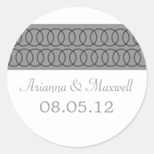 Circle of Love Wedding Stickers