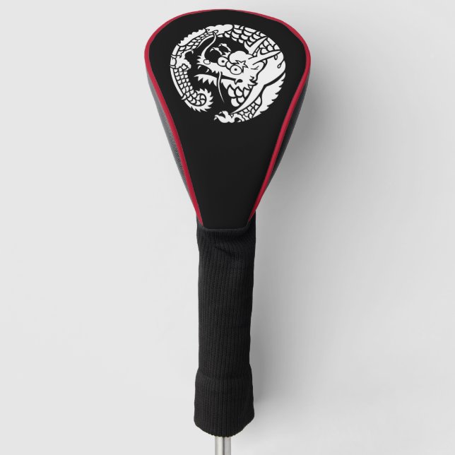 Circle of Nichiren sect dragon Golf Head Cover (Front)