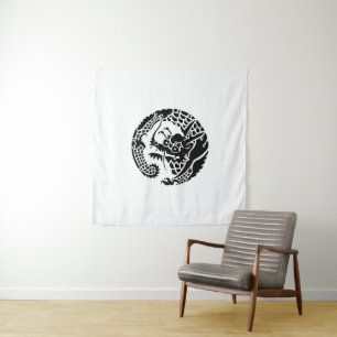 Circle of Nichiren sect dragon Tapestry