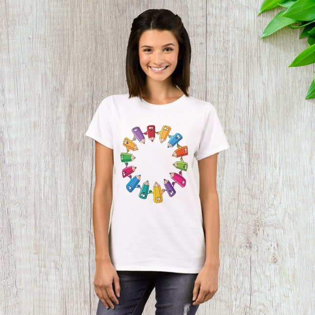 Circle Of Pencils T-Shirt (Creator Uploaded)