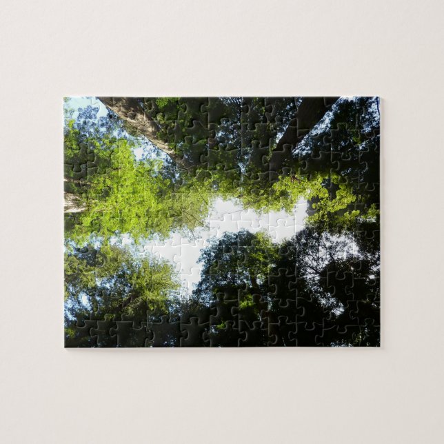 Circle of Redwood Trees at Redwood National Park Jigsaw Puzzle (Horizontal)