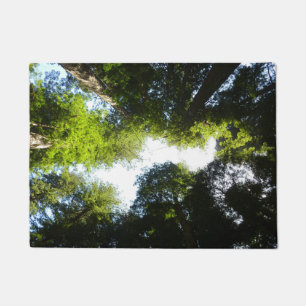 Circle of Redwood Trees Doormat