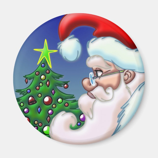 Circle of Santa Magnet (Front)