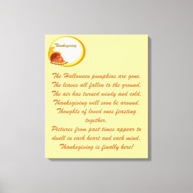 Circle of Thanks - Canvas Print (Front)