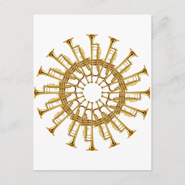 Circle of Trumpets Postcard (Front)