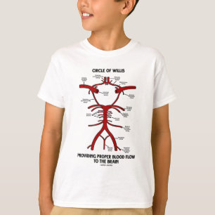 Circle Of Willis Providing Proper Blood Flow Brain T-Shirt