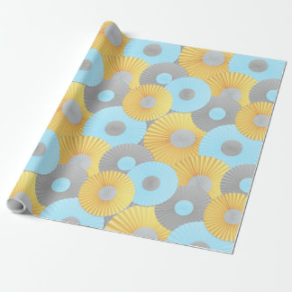 Circle Origami Pastel Pattern Wrapping Paper