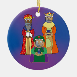 Circle Ornament Three Wise Men
