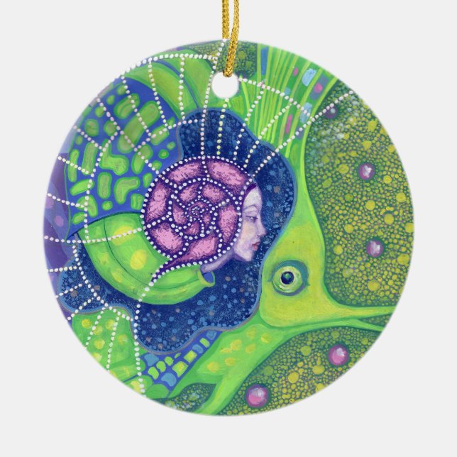 Circle Ornament "Underwater tales" (Front)