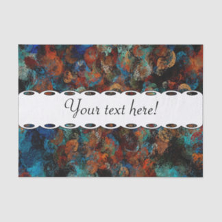 Circle paint abstract design tissue paper