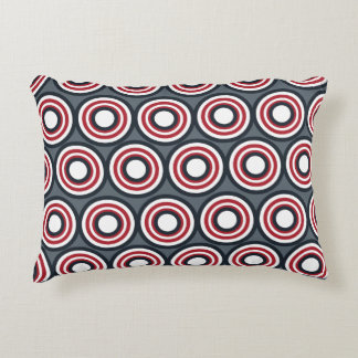 Circle Pattern Decorative Accent Pillow