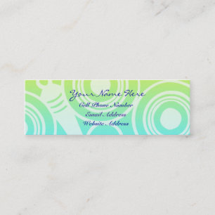Circle Pattern Geometric Profile And Business Card