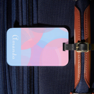 Circle Pattern Luggage Tag