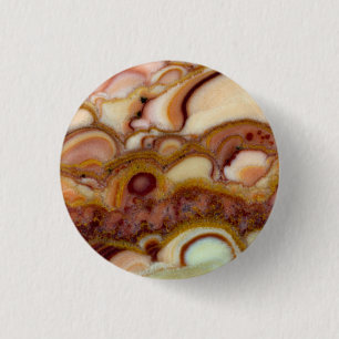 Circle Pattern Of Onyx Stone 3 Cm Round Badge