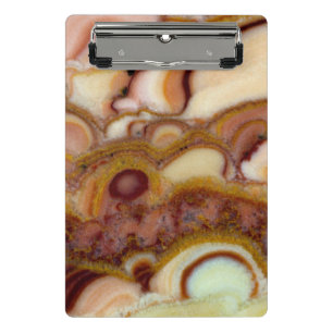 Circle Pattern Of Onyx Stone Mini Clipboard