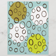Circle Pattern Scrapbook Paper