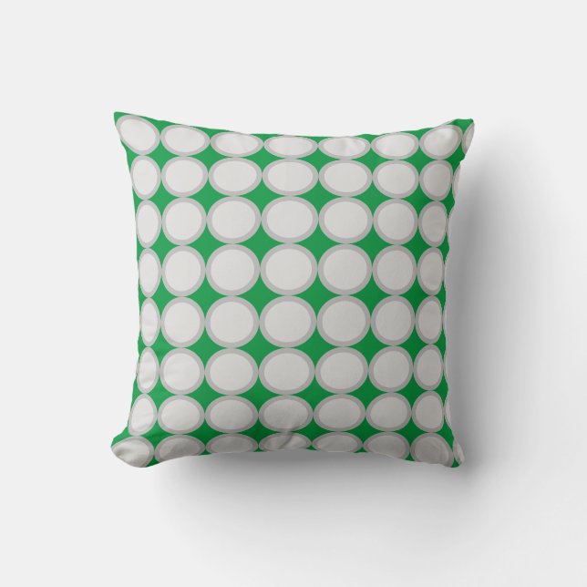 Circle Pattern Throw Pillow (Front)