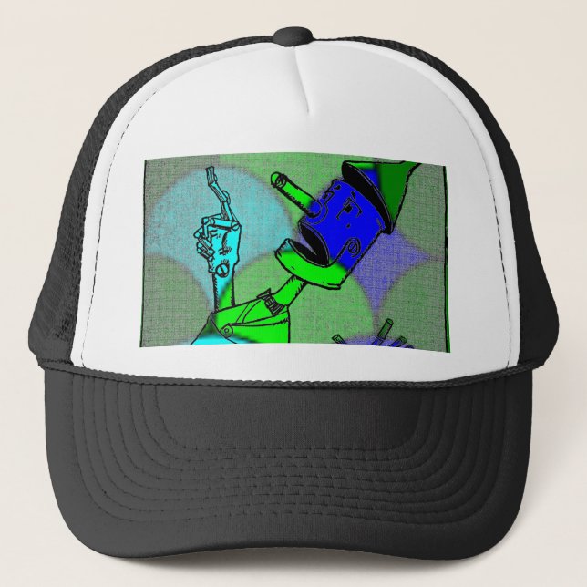Circle Pattern Tin Man Hat (Front)