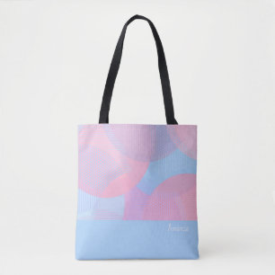 Circle Pattern Tote Bag