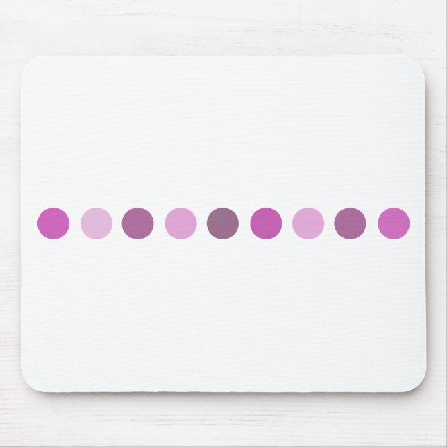 circle-pink mouse pad (Front)