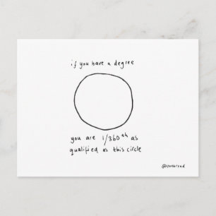 circle postcard