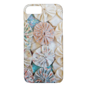 circle puff patchwork quilt design Case-Mate iPhone case