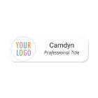 Circle Shaped Custom Business Logo Staff Employee