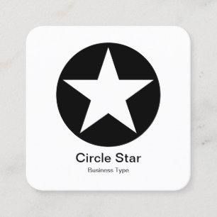 Circle Star Square Business Card