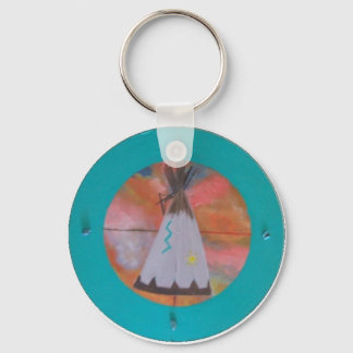 Circle Tepee Key Ring