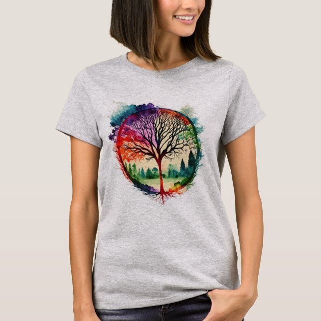 Circle Tree of Life T-Shirt (Front)