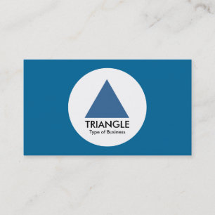 Circle - Triangle - Desert Blue Business Card