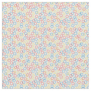 Circle Triangle Square Fabric