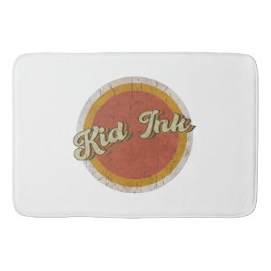 Circle vintage Kid Ink Kids Bath Mat