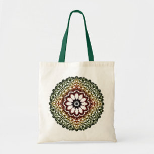 Circle Vintage Ornament Mandala Art, Tote Bag
