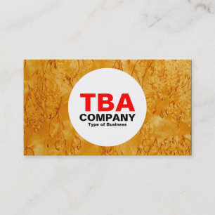 Circle - Wood 03 Business Card