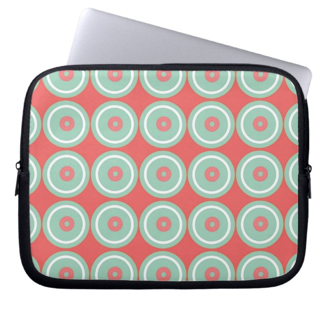 Circled Circles Laptop Sleeve (Front)
