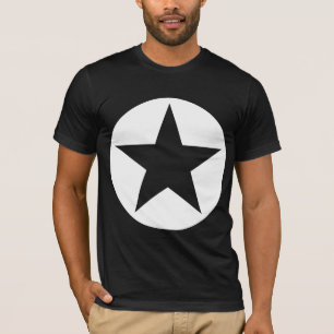 Circled Star - White T-Shirt