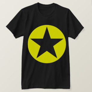 Circled Star - Yellow T-Shirt