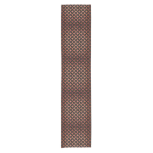 CIRCLES3 BLACK MARBLE & COPPER BRUSHED METAL (R) SHORT TABLE RUNNER