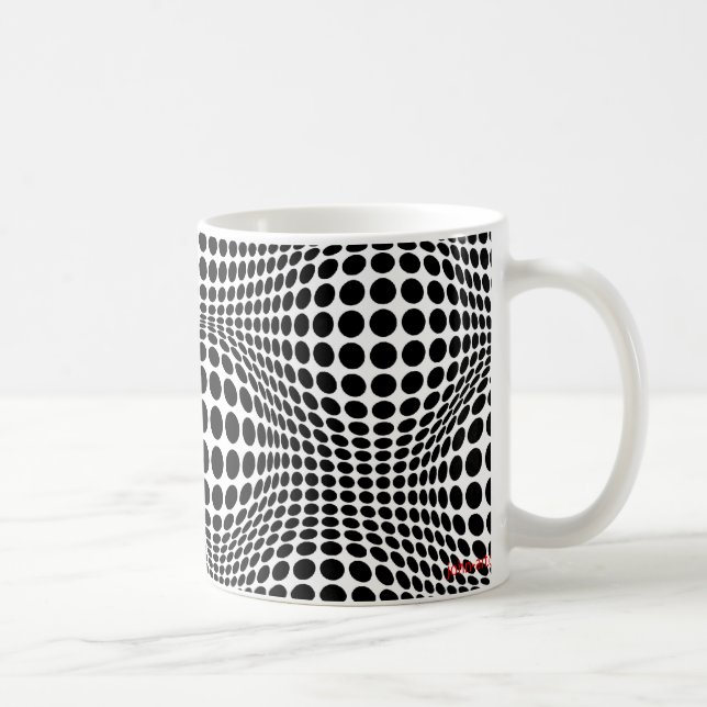 circles and hills 2 coffee mug (Right)