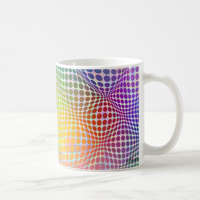 circles and hills 5 coffee mug (Right)
