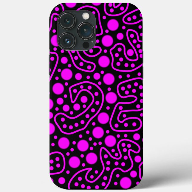 Circles And Lines Case-Mate iPhone Case (Back)