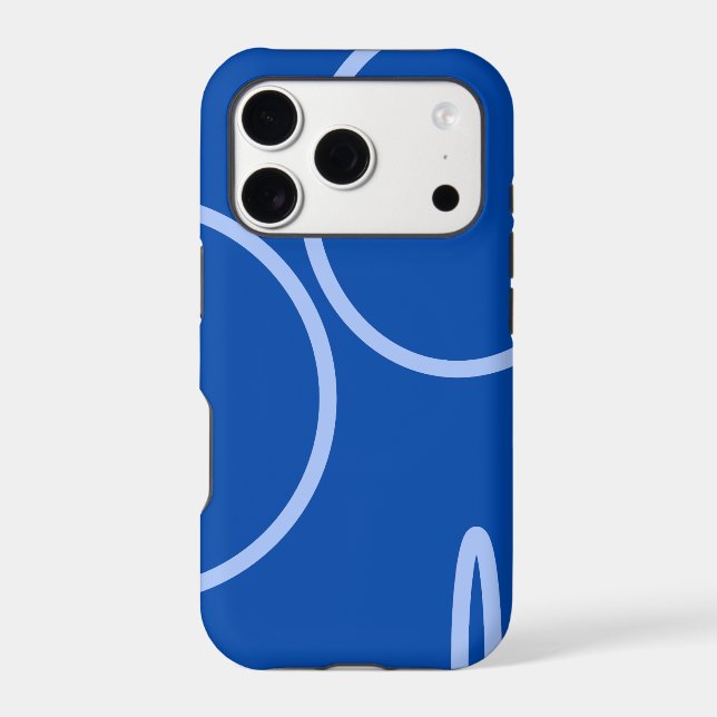 Circles and Loop on Blue (Back)