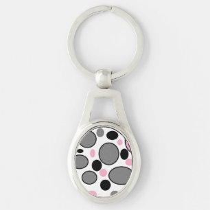 CIRCLES AND OVALS KEY RING